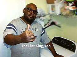 Dryer Vent Cleaning Customer! John Knows Who gets the lint out